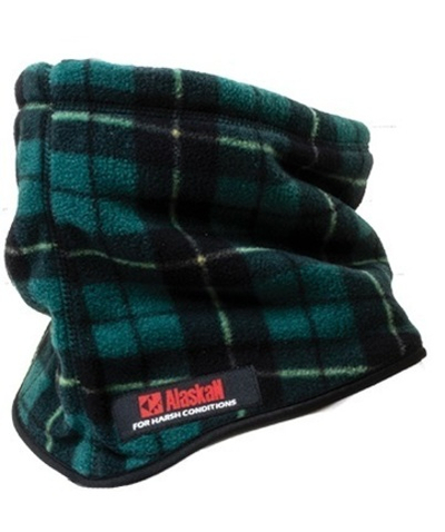 Шарф флисовый бордовый