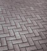 Feldhaus Klinker - P609KDF, Umbra ferrum, антрацитовый с фиолетовым нагаром, с оттенками, 200x100x52 - Клинкерная тротуарная брусчатка