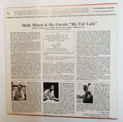 Винтажная виниловая пластинка LP Shelly Manne and His Friends Modern Jazz Performances Of Songs From My Fair Lady (Japan 1974)