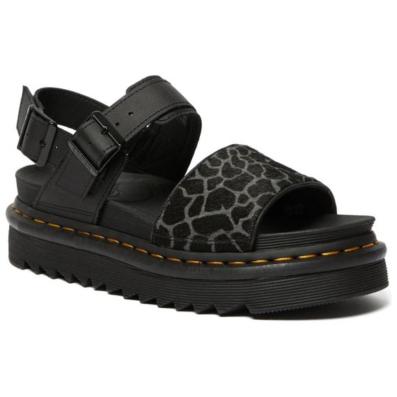 Dr. Martens Voss Animal Print 'Black'