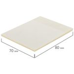 Блок самоклеящийся прозрачный (стикеры) BRAUBERG TRANSPARENT 90х70 мм, 50 листов, 115206