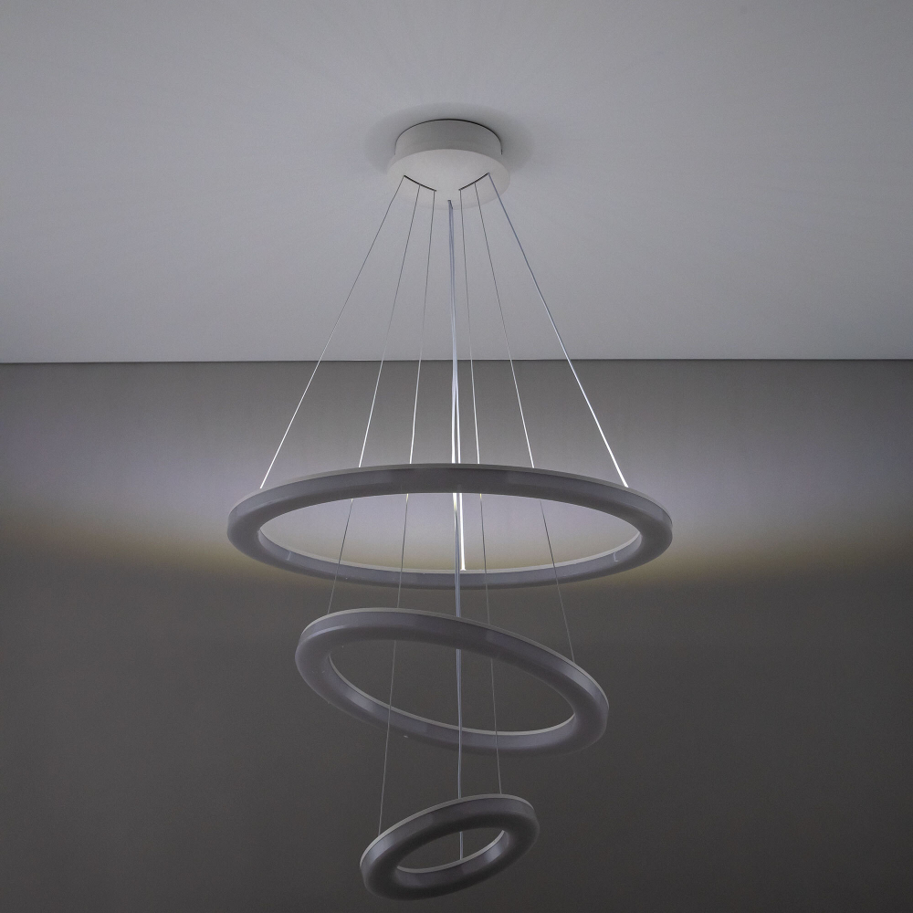 Citilux Электрон Смарт CL710A104S Умная люстра подвесная Белая