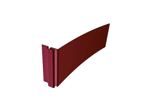 Откос сайдинга Дёке 254 мм Гранат