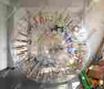 Светящийся зорб "Neo" ПВХ, усиленные сиденья, диаметр 2.2 м