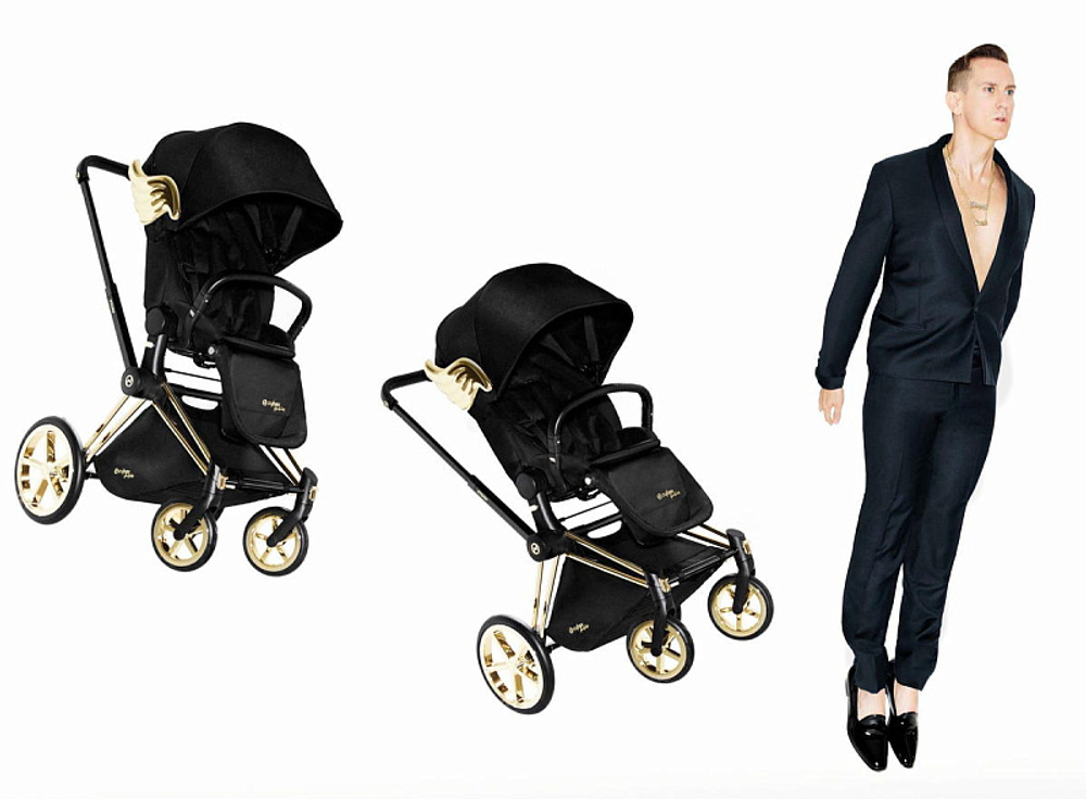 Коляска 2 в 1 Cybex Priam IV 2 в 1 Jeremy Scott Wings