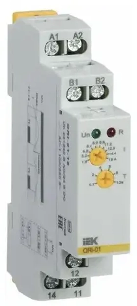 Реле тока IEK ONI ORI 1,6-16 А 24-240 В AC / 24 В DC арт. ORI-01-16