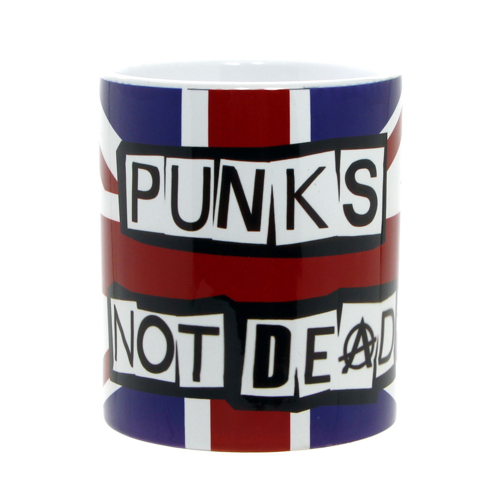 Кружка Punks not Dead на британском флаге