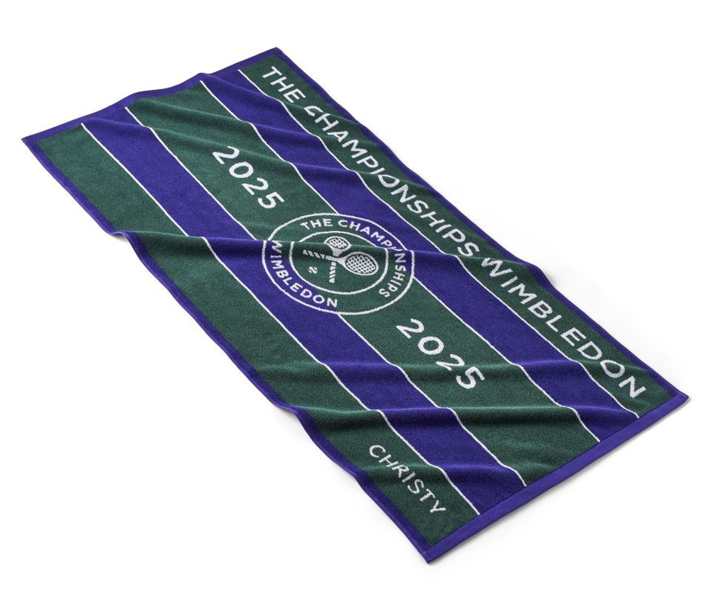 Теннисное полотенце Wimbledon The Championships 2025 - green/purple