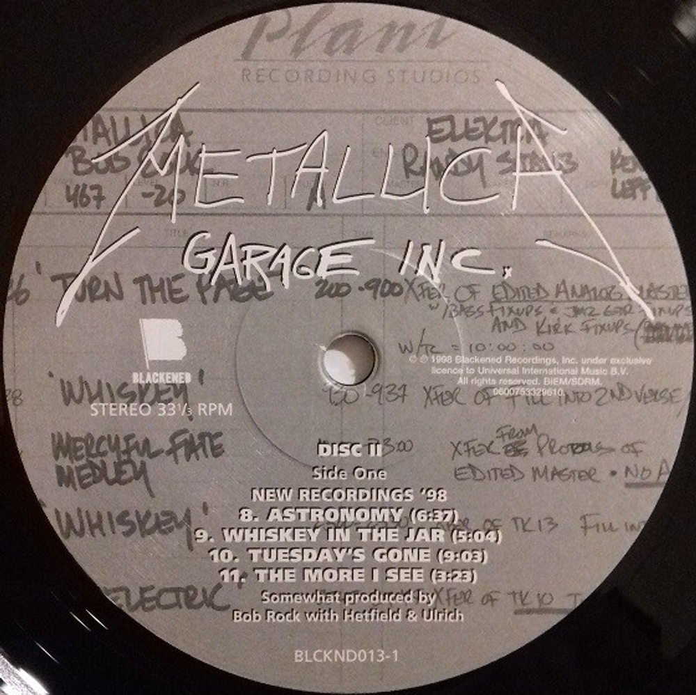 Metallica / Garage Inc. (3LP)