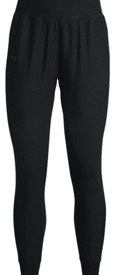 Женские теннисные брюки Under Armour Qualifier Run 2.0 Pants - black/reflective