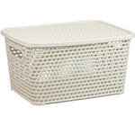 Ящик РОТАНГ с крышкой 23л 450х300х265мм