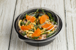 Салат с копченой куриной грудкой банкетный