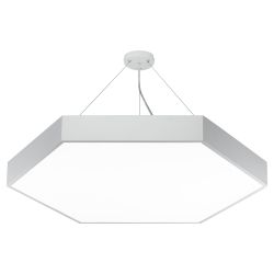 Светильник LED ЭРА Geometria SPO-122-W-40K-066 Hexagon 66Вт 4000К 5300Лм 800*800*80 белый подвесной драйвер внутри