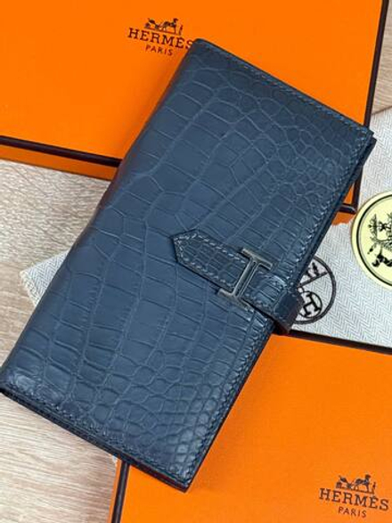 Кошелек Hermes из кожи крокодила