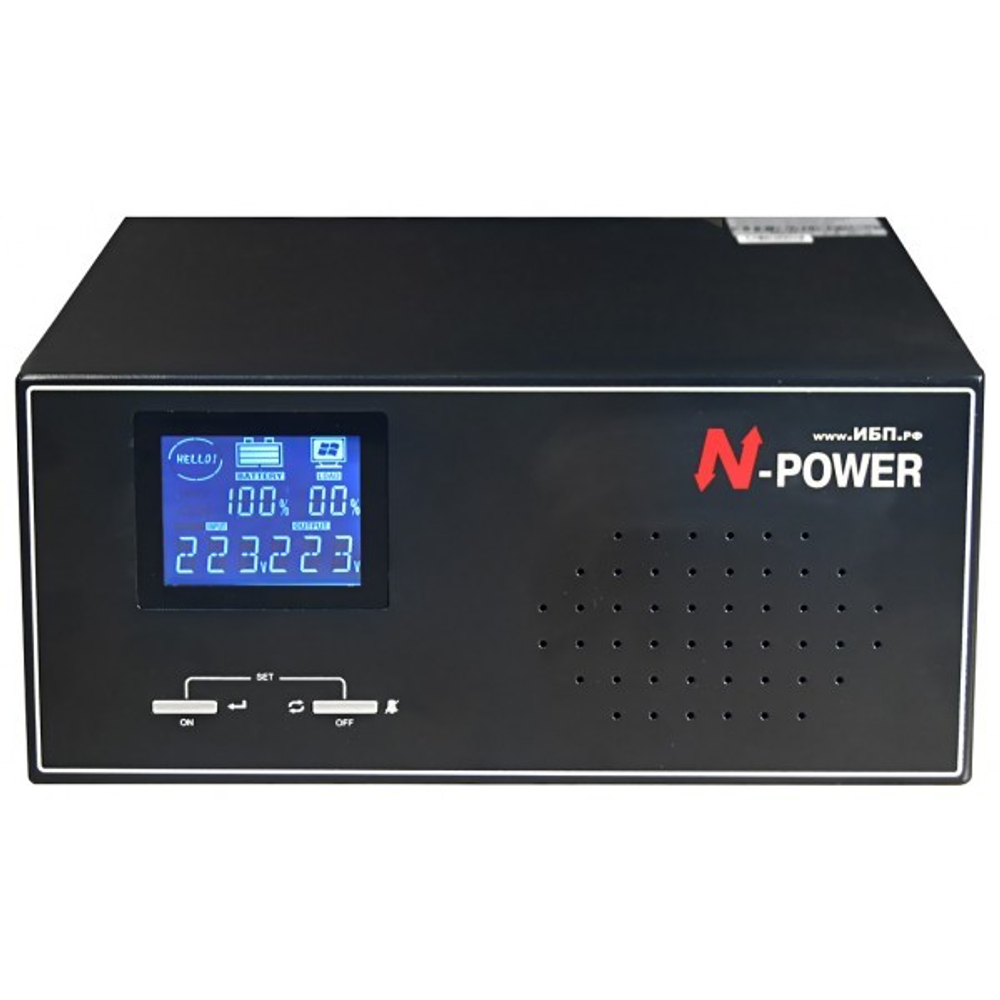 Интерактивный ИБП N-Power Home-Vision 1000W ─ ИБП для дома 1000 ВА синус