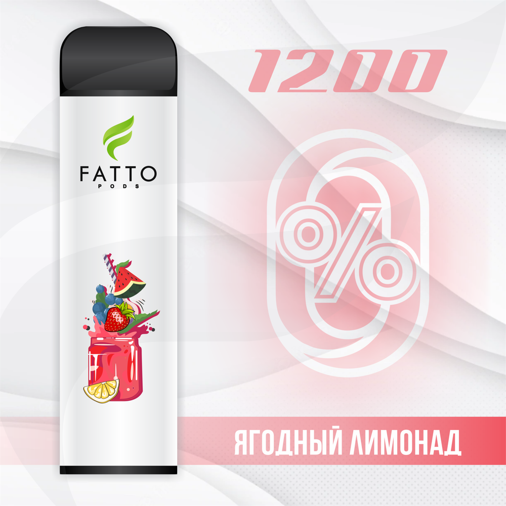 FATTO PODS ZERO - Berry Lemonade (0% nic)