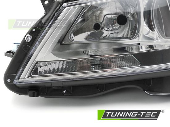 Фары передние CHROME LEFT SIDE TYC для MERCEDES W204 11-14