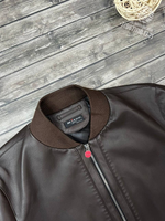 Кожаный бомбер Kiton