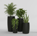 Кашпо, коллекция КОЛОР, форма СИГАР