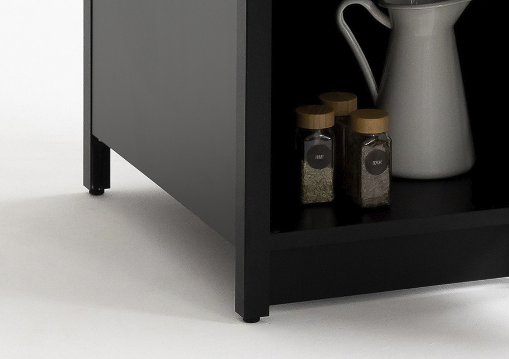 Уличная кухня Lounge C-103SP, 1.9 м, черный/серый каспий