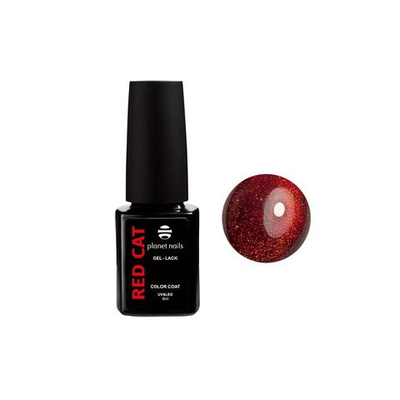 Гель-лак Planet Nails, "Red Cat" - 14689, 8мл