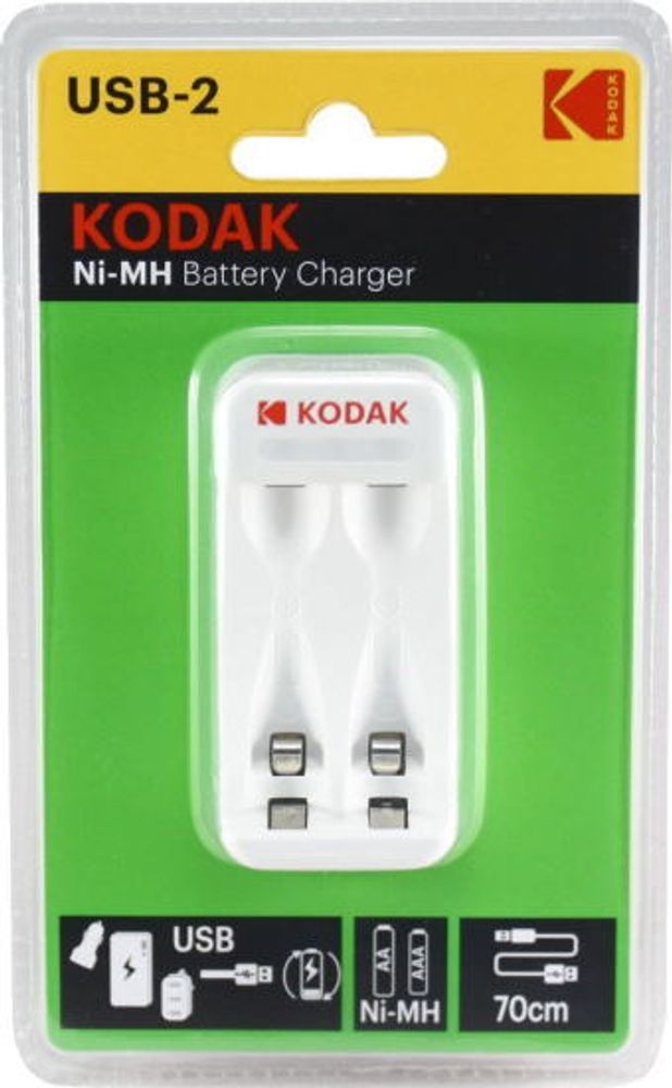 Зарядное устройство для аккумуляторов Kodak C8001B USB (K2AA/AAA)