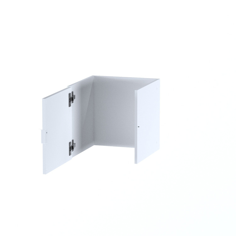 Модуль с дверцей Фора, ручка металл 33х33х37, белый