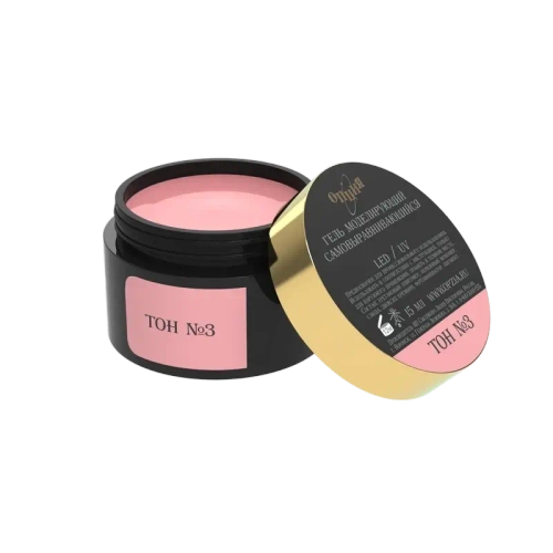 Камуфлирующий самовыравнивающийся гель светло-розовый (холодный) Тон №3 50мл