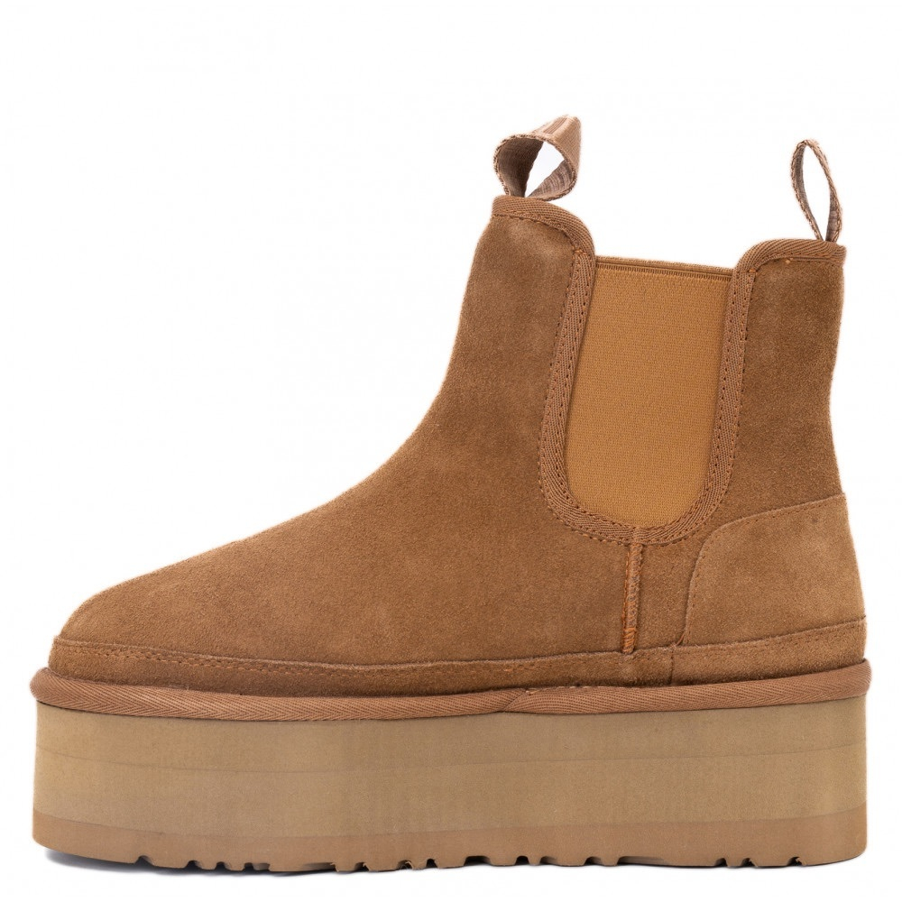 UGG Neumel Platform Chelsea Chestnut