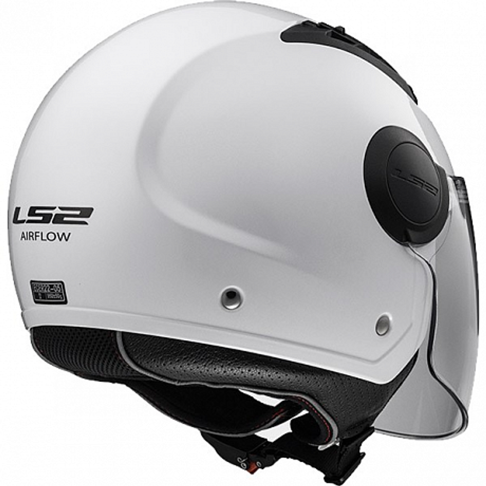 LS2 Мотошлем OF562 AIRFLOW Solid белый