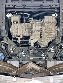 Защита для GAC Empow MOTODOR.77807