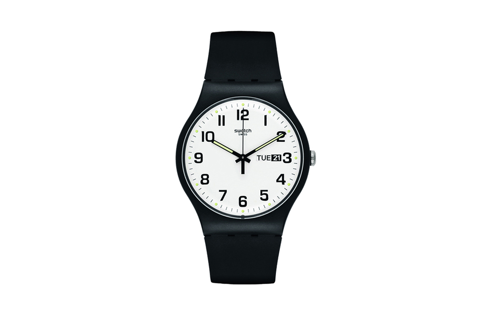 SWATCH Unisex 41mm White Watch SO29B703