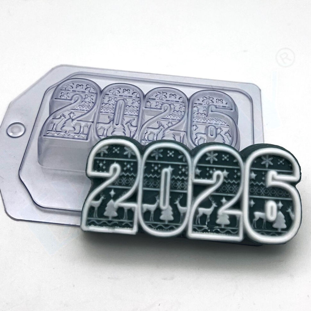 Форма пластиковая 2026 / Скандинавский орнамент