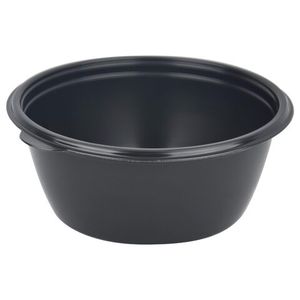 Контейнер ПолиЭр круглый черный К-144 - 375 мл (14*4,7см) 50 шт/уп 6 уп/кор