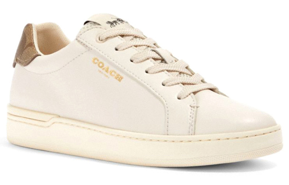 COACH leather casual Fashion sneakers women's white