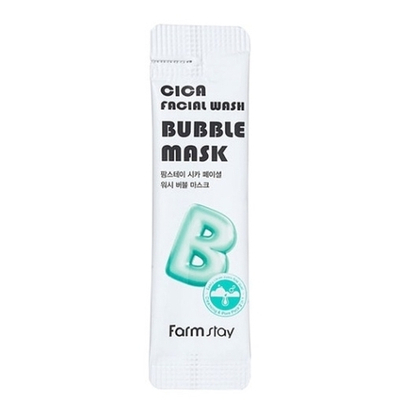 Farm Stay Cica Facial Wash Bubble Mask, 5ml Очищающая пузырьковая маска с центеллой азиатской