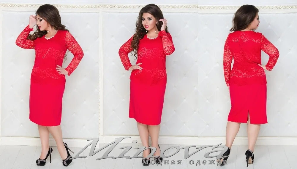 Платье 251 (красный) Minova