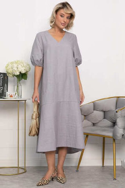 Платье Калифорния (серое) П14044-30М LT Collection