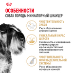 Royal Canin Miniature Schnauzer Adult Миниатюрный Шнауцер Эдалт Корм сухой для взрослых собак породы Миниатюрный Шнауцер от 10 месяцев 3кг