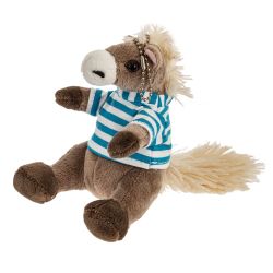 GAEM Игрушка набивная "Лошадка", с цепочкой, L11 W16 H12 см, 2в.