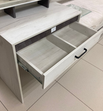 Макияжный стол Прага дуб белый крафт/ателье темное