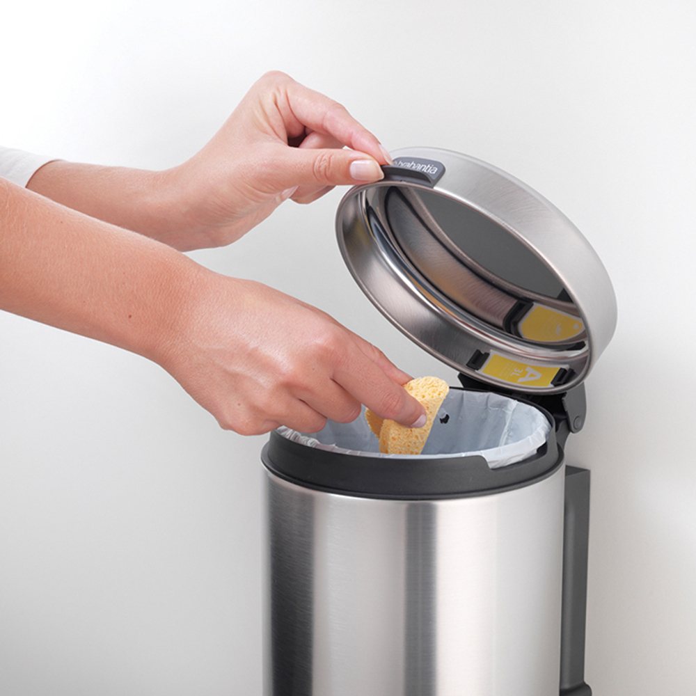 Мусорный бак настенный newIcon 3л Brabantia Стальной матовый