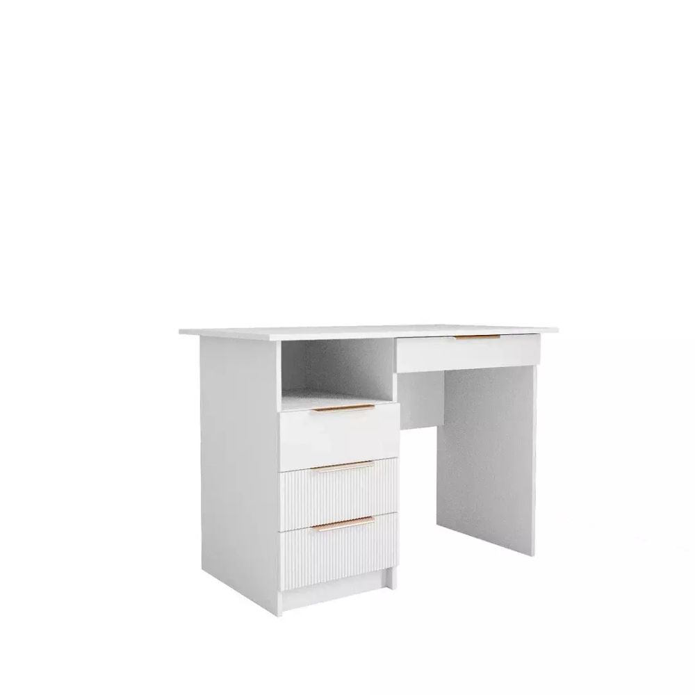 Стол «Лавис» СТД 1070.1 (белый/белый софт), ЛДСП/МДФ, ДСВ Мебель
