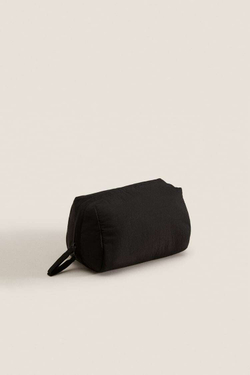 ZARA HOME МАЛЕНЬКАЯ СУМКА ДЛЯ ТУАЛЕТНЫХ ПРИНАДЛЕЖНОСТЕЙ, ЧЕРНЫЙ