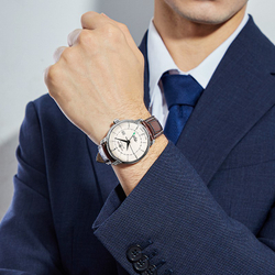 ZEPPELIN Atlantic Collection Quartz Movement Men"s Watches Watch Mother of Pearl Color Watch Dial