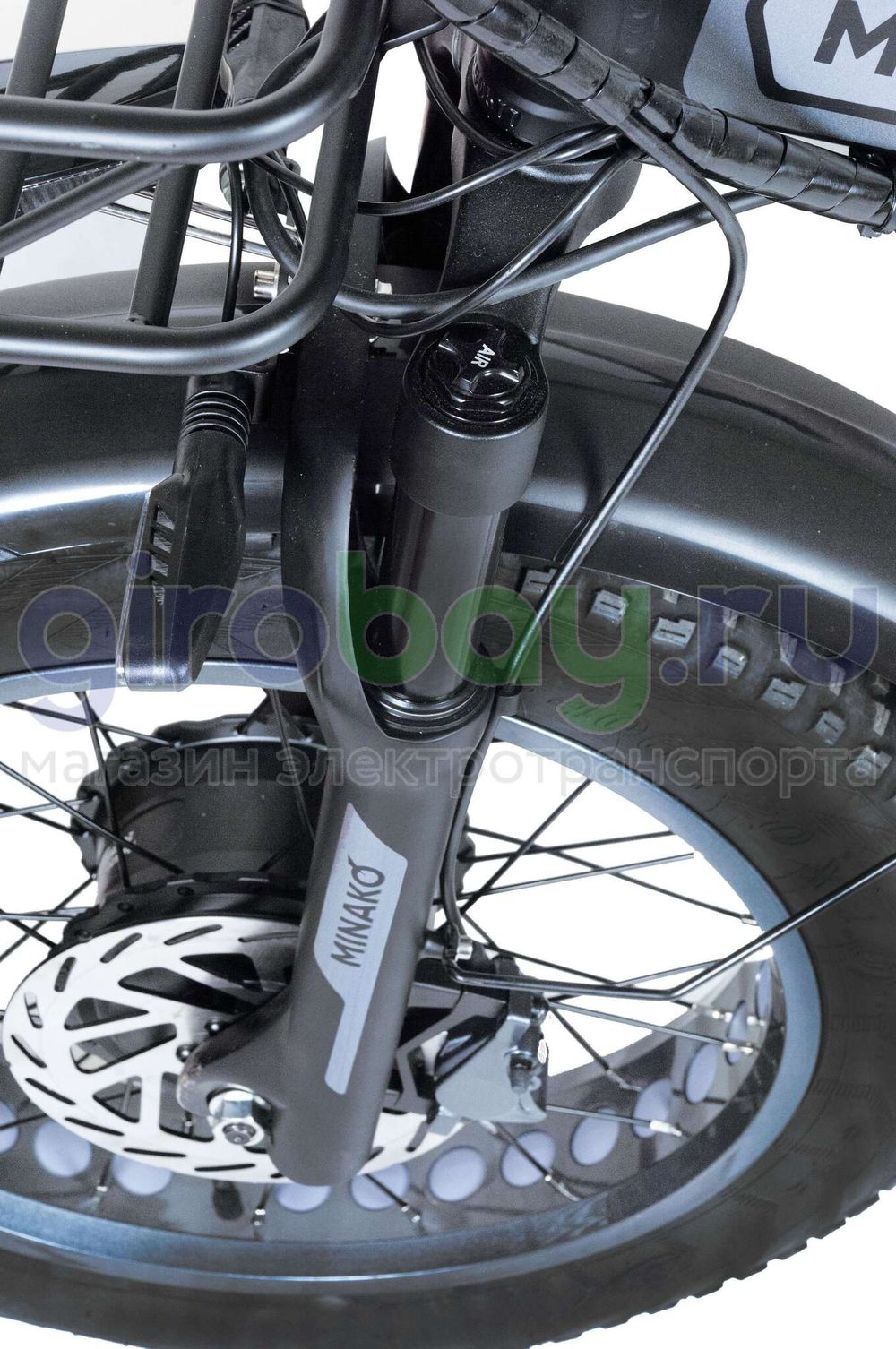 Электровелосипед Minako F10 Pro Dual 48V/20Ah (полный привод) 2025 года - Черный обод Электровелосипед Minako F10 Pro Dual 48V/20Ah (полный привод) 2025 года - Черный обод фото №7