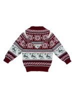 Кофта вязаная на молнии