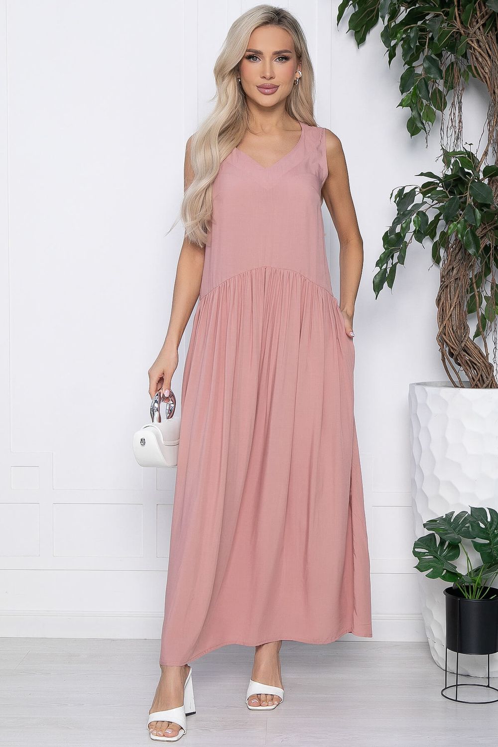 Сарафан Нерея (пудра) П10691 LT Collection (Акция)