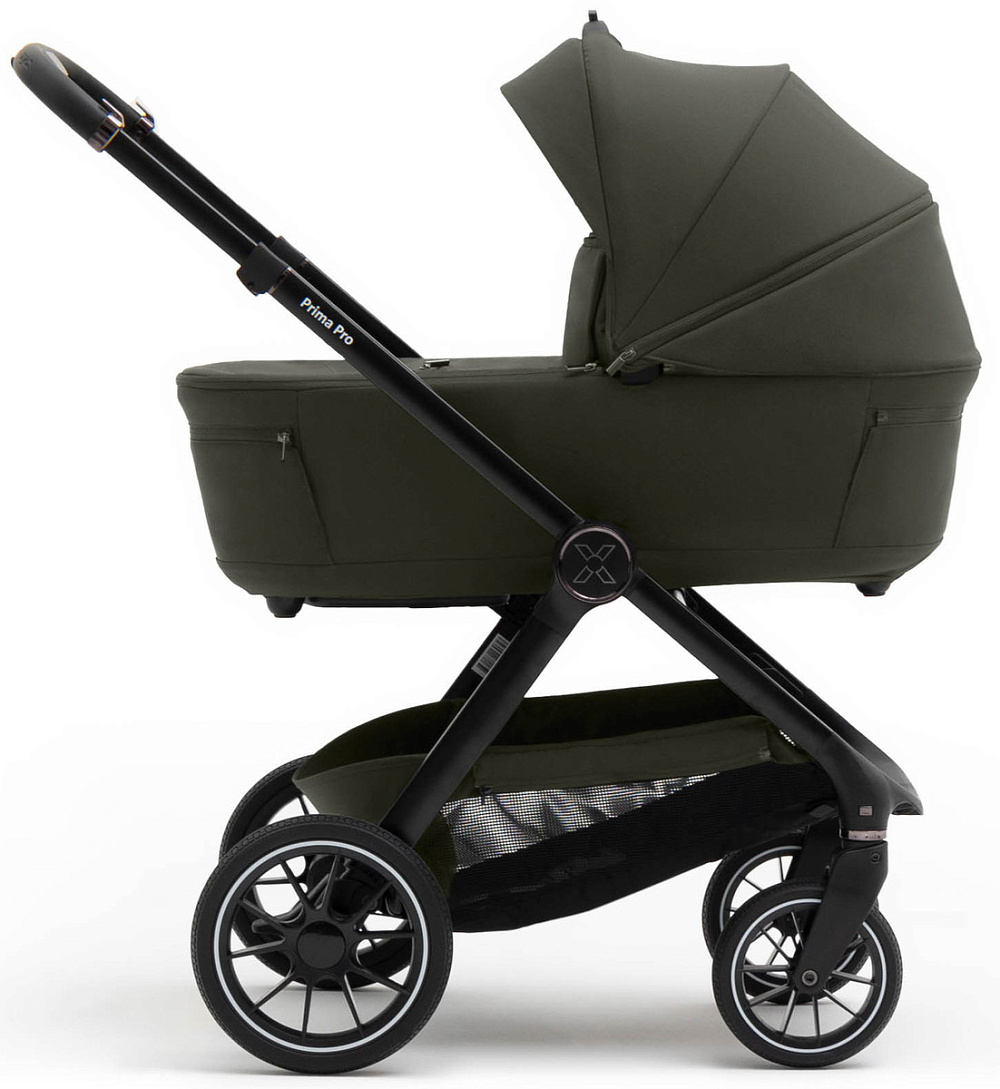 Коляска Agex Prima Pro 3 в 1 с автокреслом i-Safe Black APF664 Green (Зеленый)