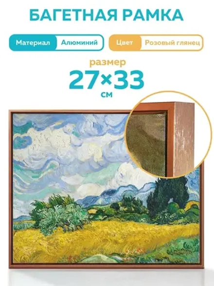 Металлическая багетная рама 27х33 см